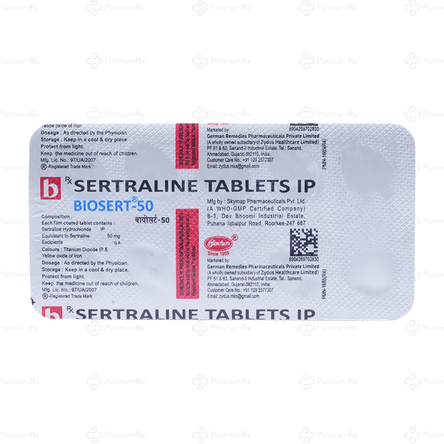 Biosert 50mg Tablet 10s