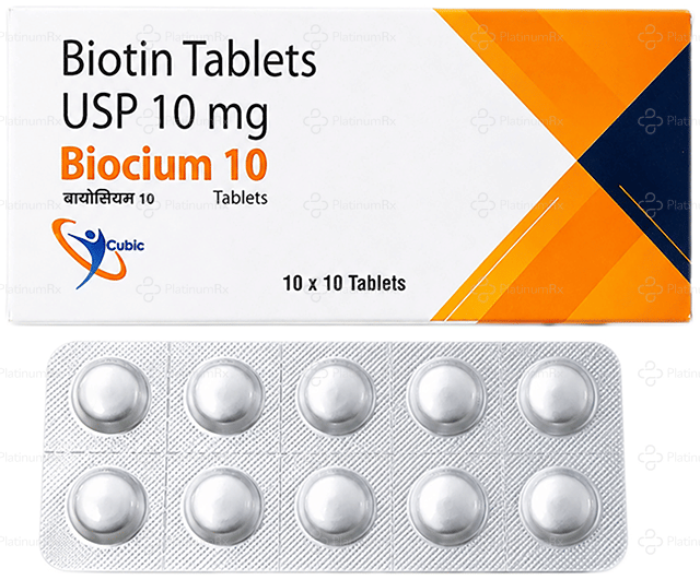 Biocium 10000mcg Tablet 10s