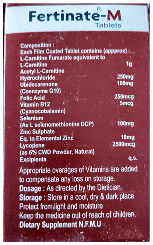 Fertinate M Tablet 10s