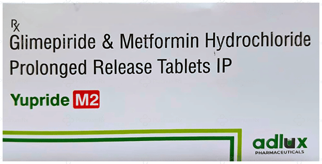 Yupride M 2/500mg Tablet PR 14s