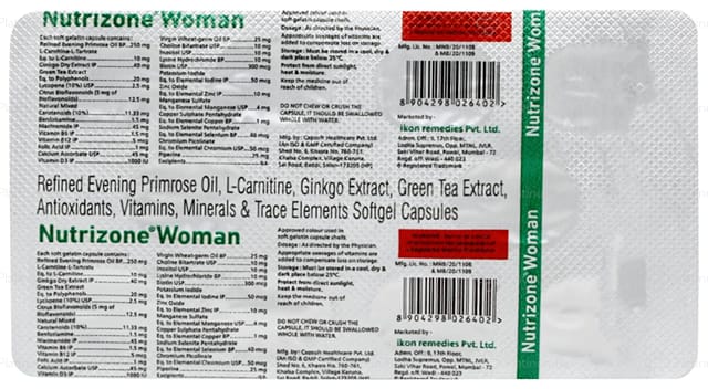 Nutrizone Woman Capsule 10s