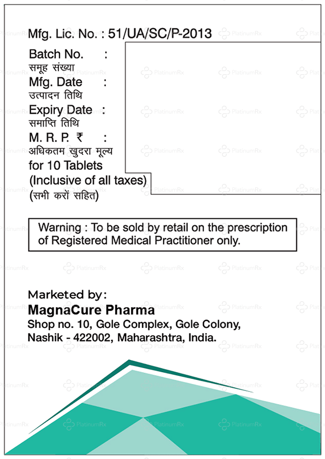 Rdolcure SP 100/325/15mg Tablet 10s