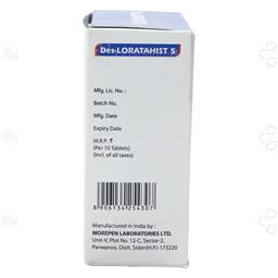 Des Loratahist 5mg Tablet 10s