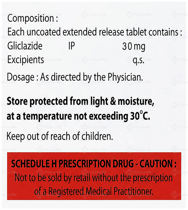 Glygis 30mg Tablet ER 10s