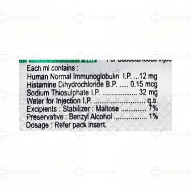 Histoglob Injection 1X1ml