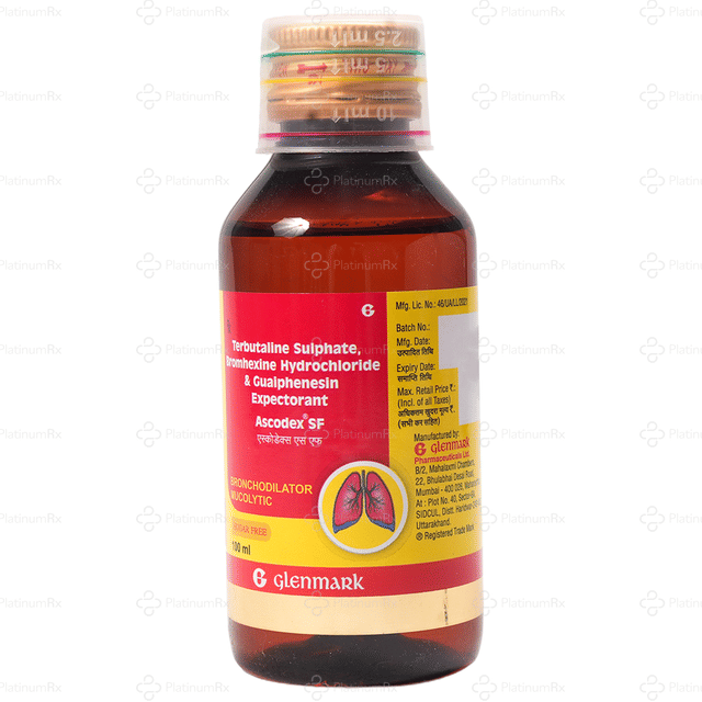 Ascodex SF Syrup 100ml
