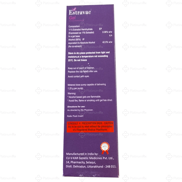 Estravac Gel 80gm
