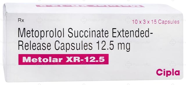 Metolar XR 12.5mg Capsule ER15s