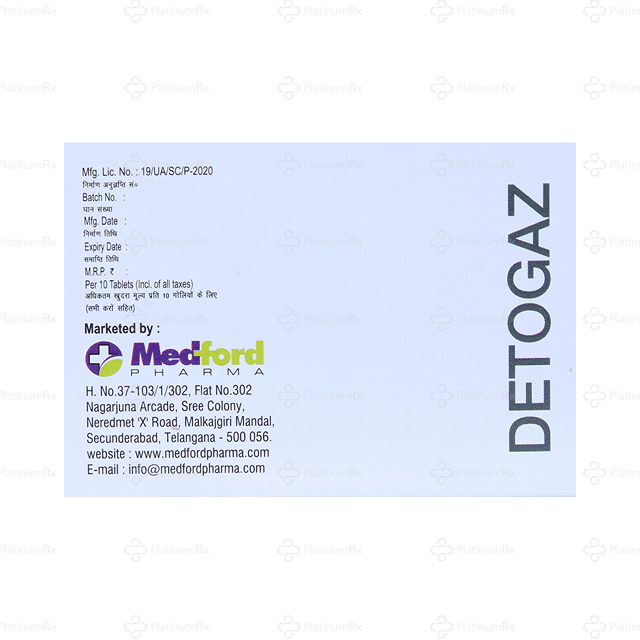Detogaz Tablet 10s