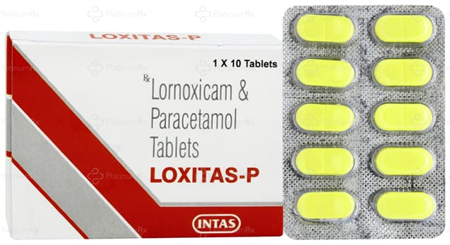 Loxitas P 8/325mg Tablet 10s