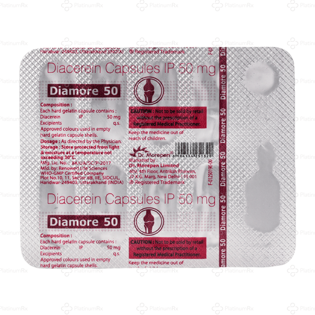 Diamore 50mg Capsule 10s (Dr.)