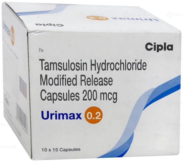 Urimax 0.2mg Capsule MR 15s