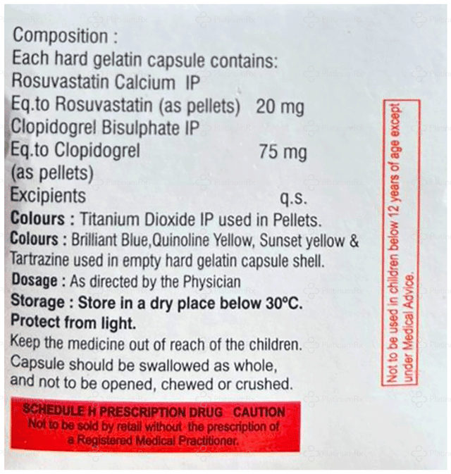 Besros CV 75/20mg Capsule 10s