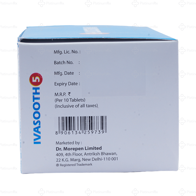Ivasooth 5mg Tablet 10s