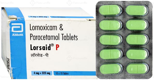 Lorsaid P 4/325mg Tablet 10s