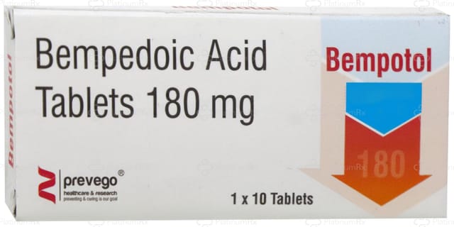 Bempotol 180mg Tablet 10s