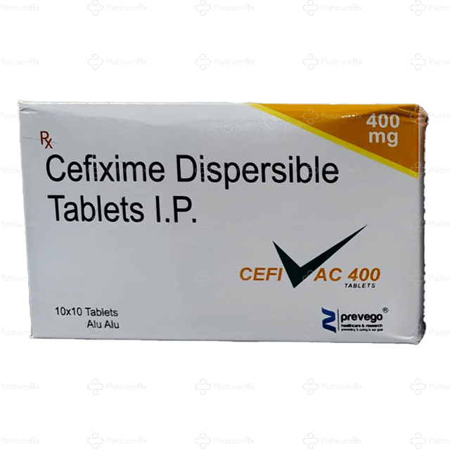 Cefivac 400mg Tablet DT 10s