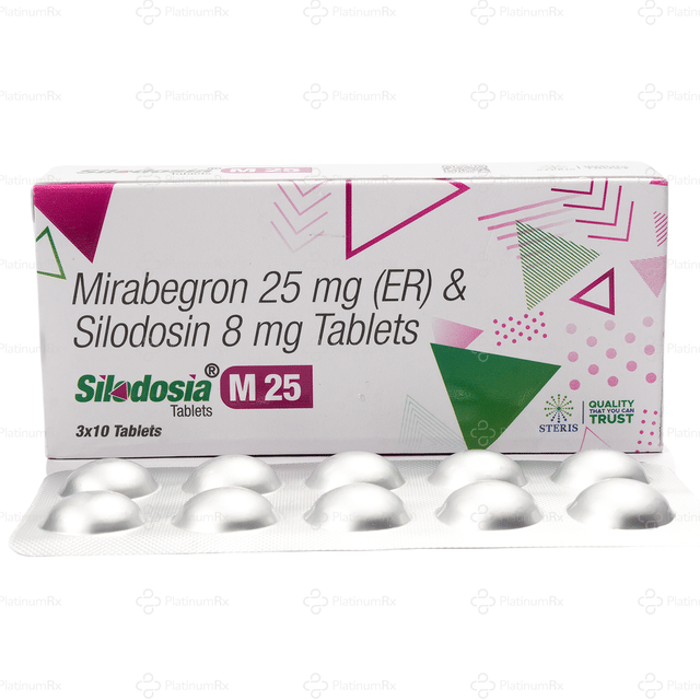 Silodosia M 25/8mg Tablet 10s