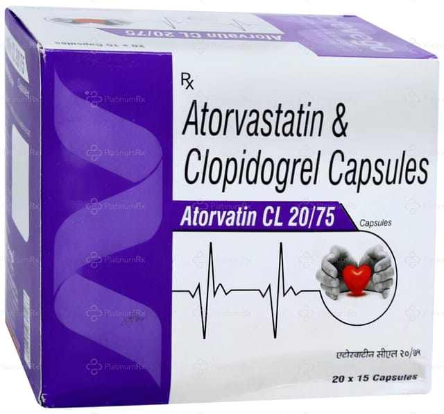 Atorvatin CL 20/75mg Capsule 15s