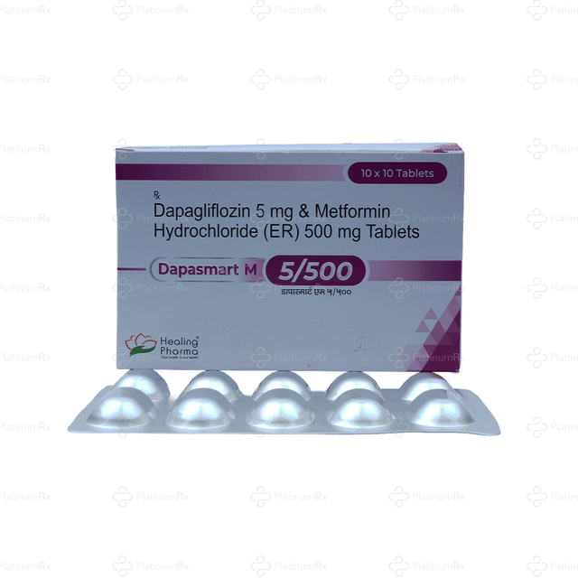 Dapasmart M 5/500mg Tablet ER 10s
