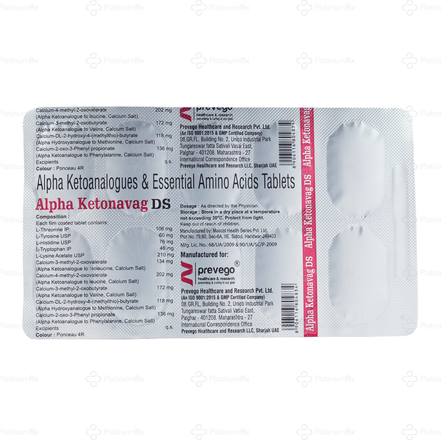 Alpha Ketonavag Ds Tablet 10s