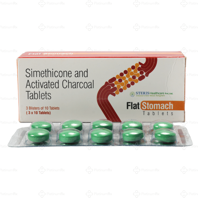 Flat Stomach 250/80mg Tablet 10s