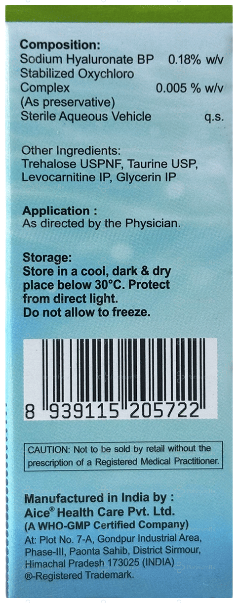 Aice ComfortZ HA Lite 0.18% Eye Drop 5ml