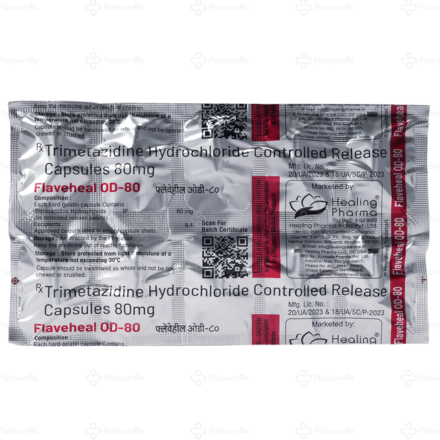 Flaveheal OD 80mg Capsule CR 10s