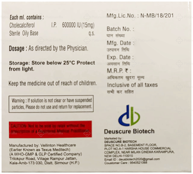 Ruxtol 600000IU Injection 1ml