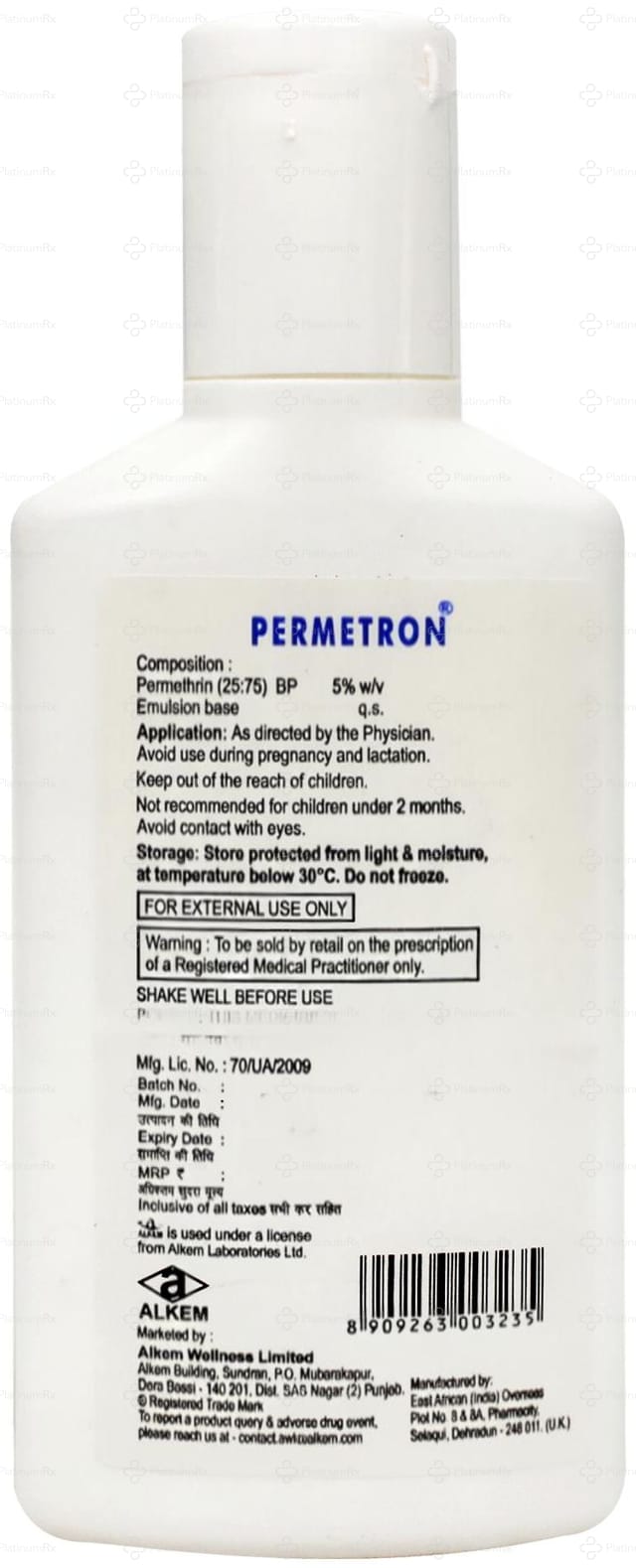 Permetron 5% Lotion 50ml
