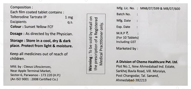Tolrod 1mg Tablet 10s