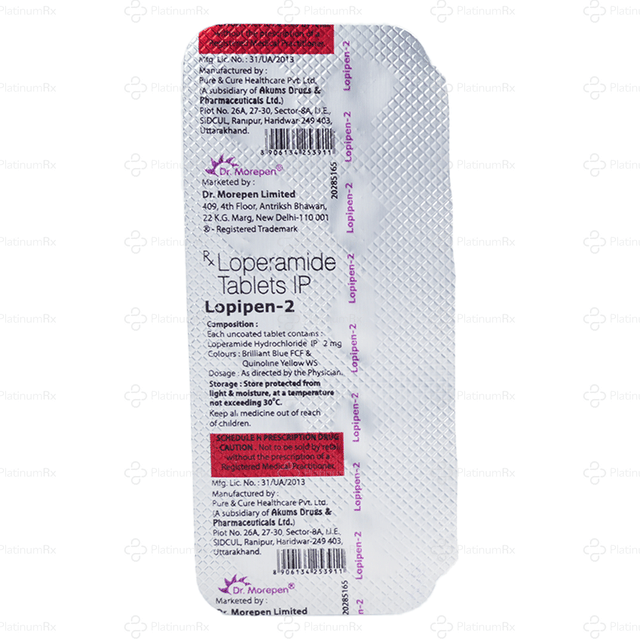 Lopipen 2mg Tablet 10s