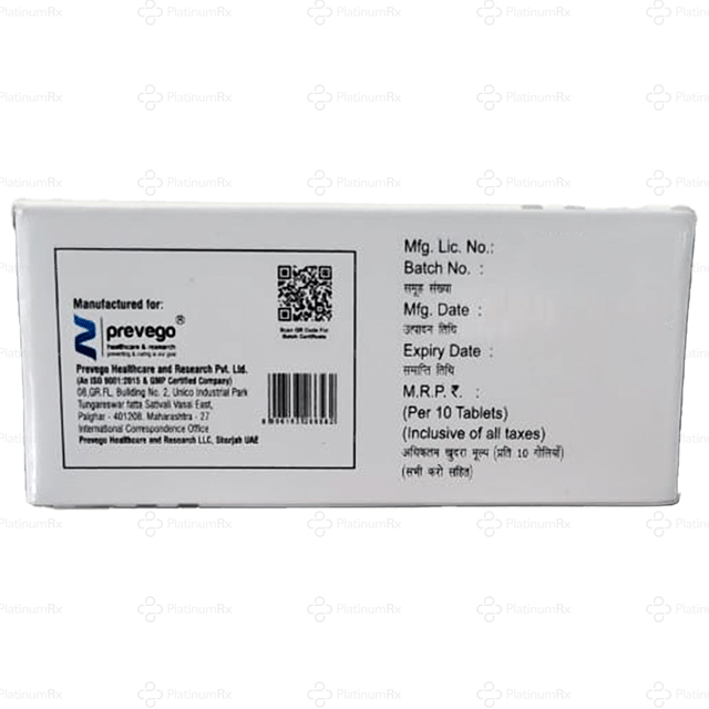 Tamovac 20mg Tablet 10s