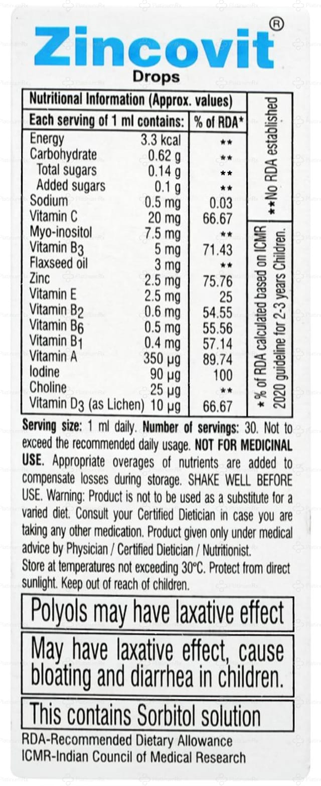Zincovit Drops 30ml