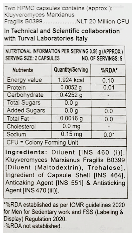 Kluvagut 20M Capsule 10s