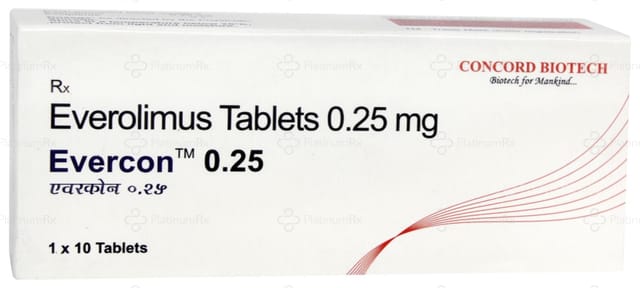 Evercon 0.25mg Tablet 10s