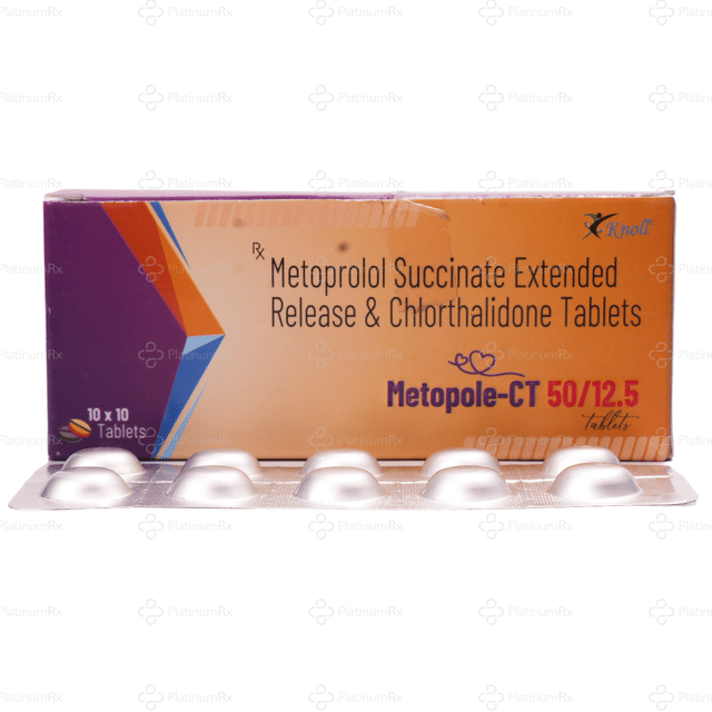 Metopole CT 50/12.5mg Tablet ER 10s