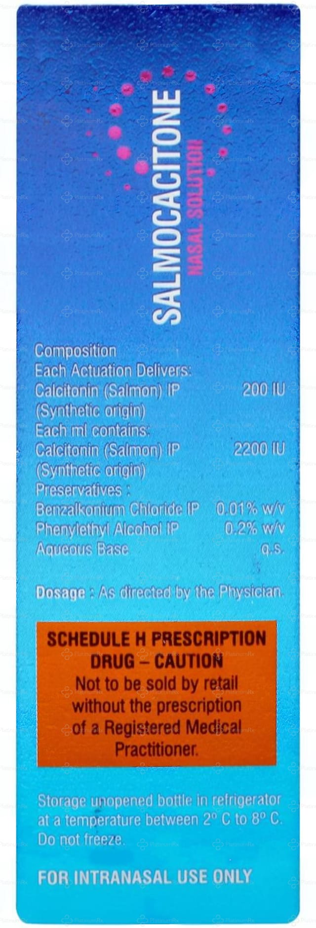Salmocacitone 200IU Nasal Solution 3ml