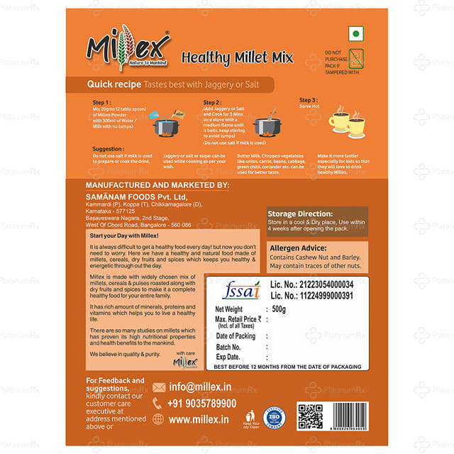 Millex Healthy Mix Powder 500gm