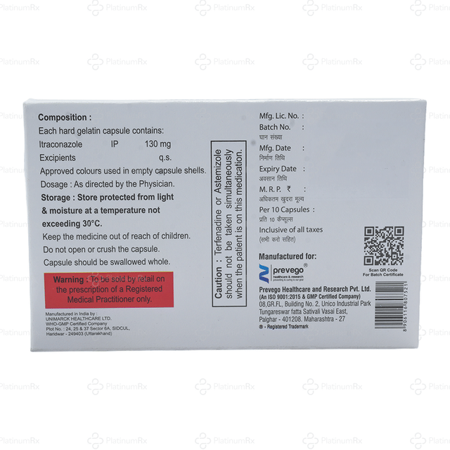 Conaforce SB 130mg Capsule 10s