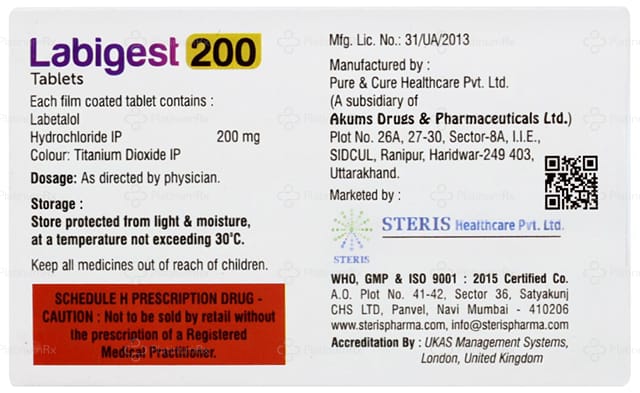 Labigest 200mg Tablet 10s