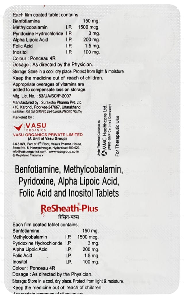 Resheath Plus Tablet 10s