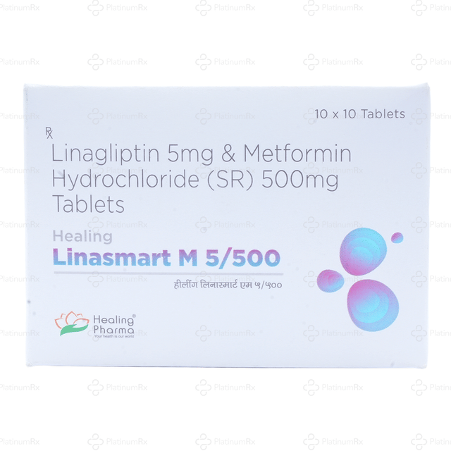Linasmart M 5/500mg Tablet SR 10s