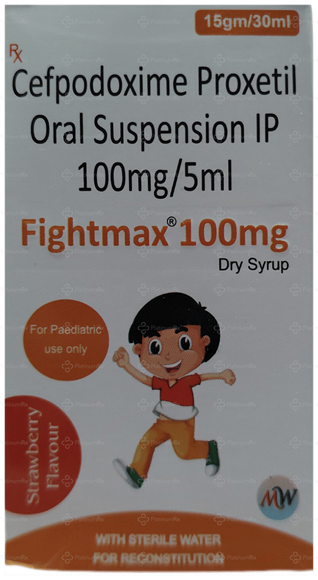 Fightmax 100mg Strawberry Oral Suspension 30ml
