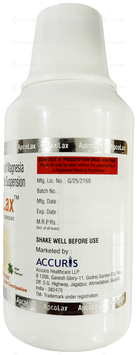 ApcoLax Mint Sugar Free Oral Suspension 170ml