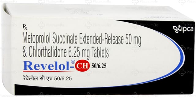Revelol CH 50/6.25 Tablet ER 10s