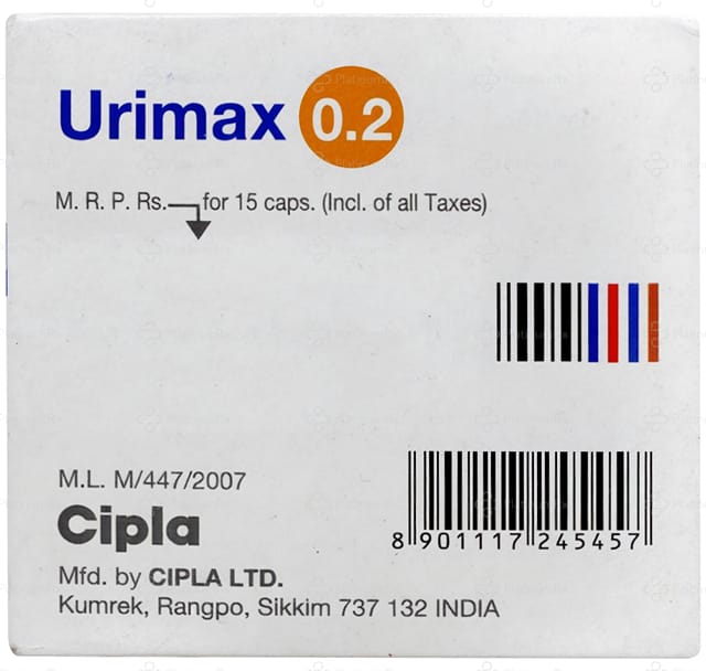 Urimax 0.2mg Capsule MR 15s