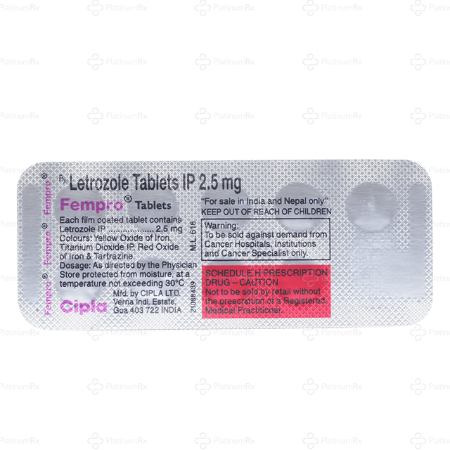 Fempro 2.5mg Tablet 10s