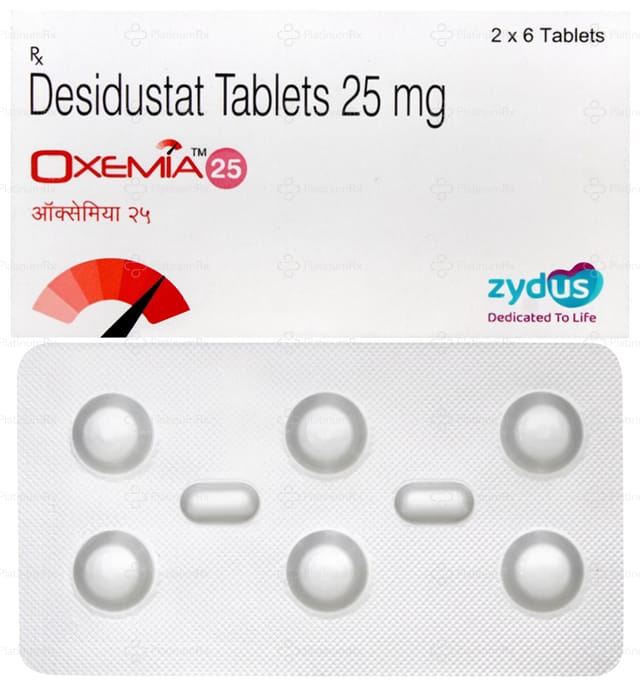 Oxemia 25mg Tablet 6s
