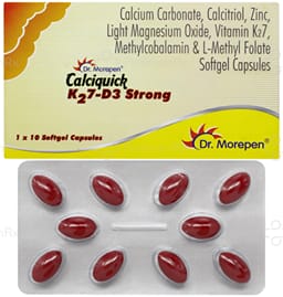 Calciquick K2 7 D3 Strong soft Capsule 10s